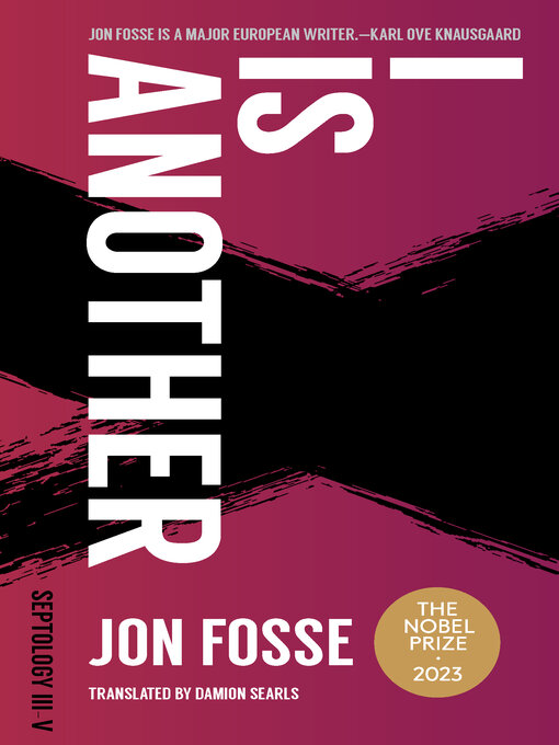 Title details for I is Another by Jon Fosse - Wait list
